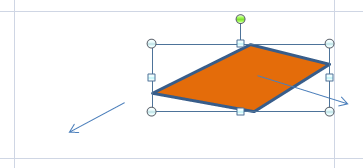 Shape with custom geometry - two paths